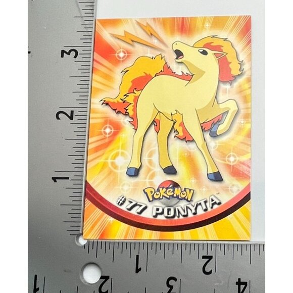 Ponyta Pokemon Card Topps #77 TV Animation Edition Series Blue Logo - Picture 3 of 5